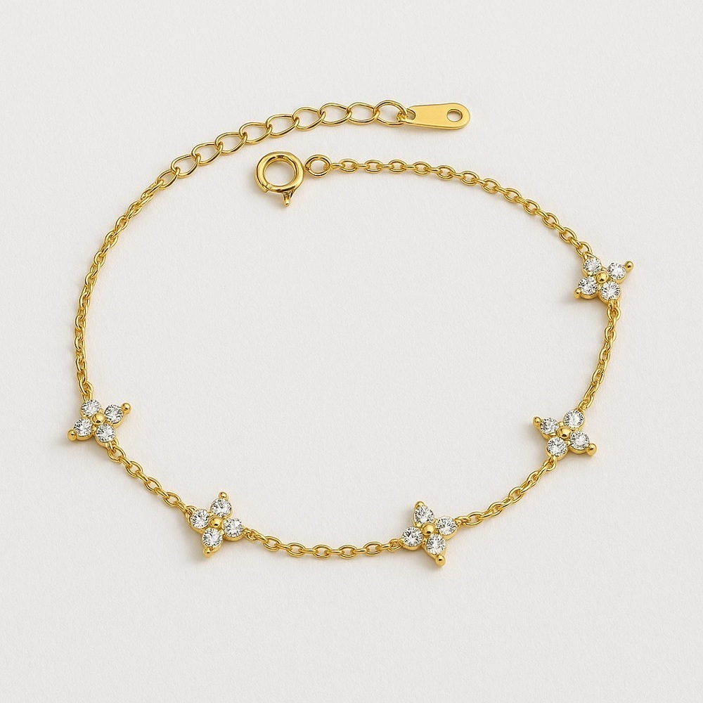Trendy Design Floral Bracelet
